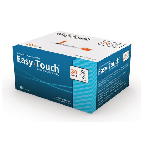 Easy Touch 0.5mL (30g) Peptide Syringes