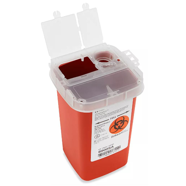 1 Quart Sharps Container